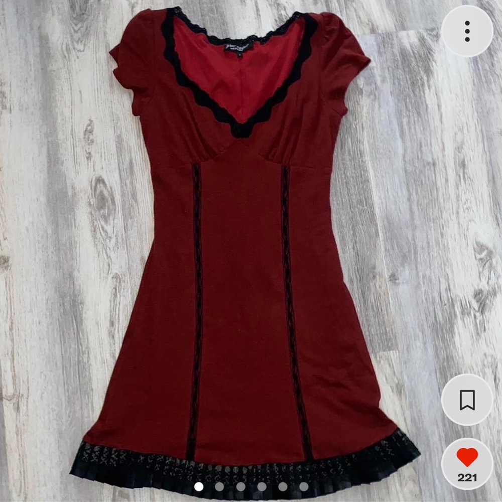 Vintage Betsey Johnson Red and Black Dress 🖤♥️